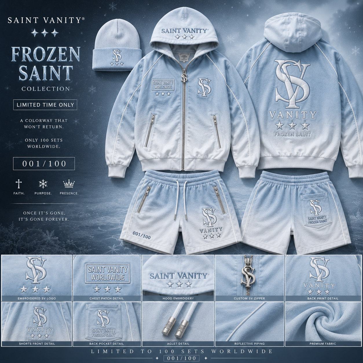 Saint Vanity® "Frozen Saint" Track Set